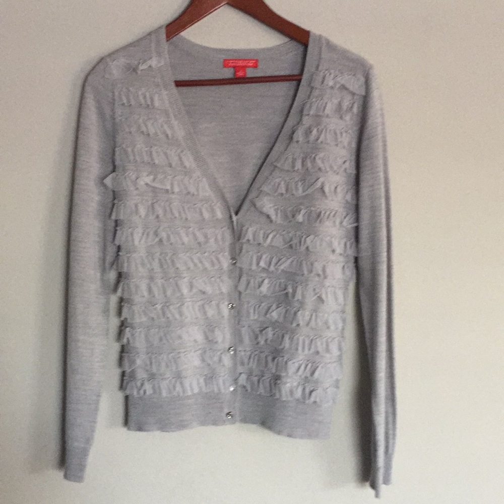 NY & Company Women’s Gray Cardigan Size S
